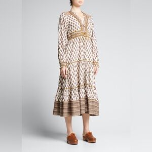 Verónica Beard Elegant Patterned Maxi Dress 6